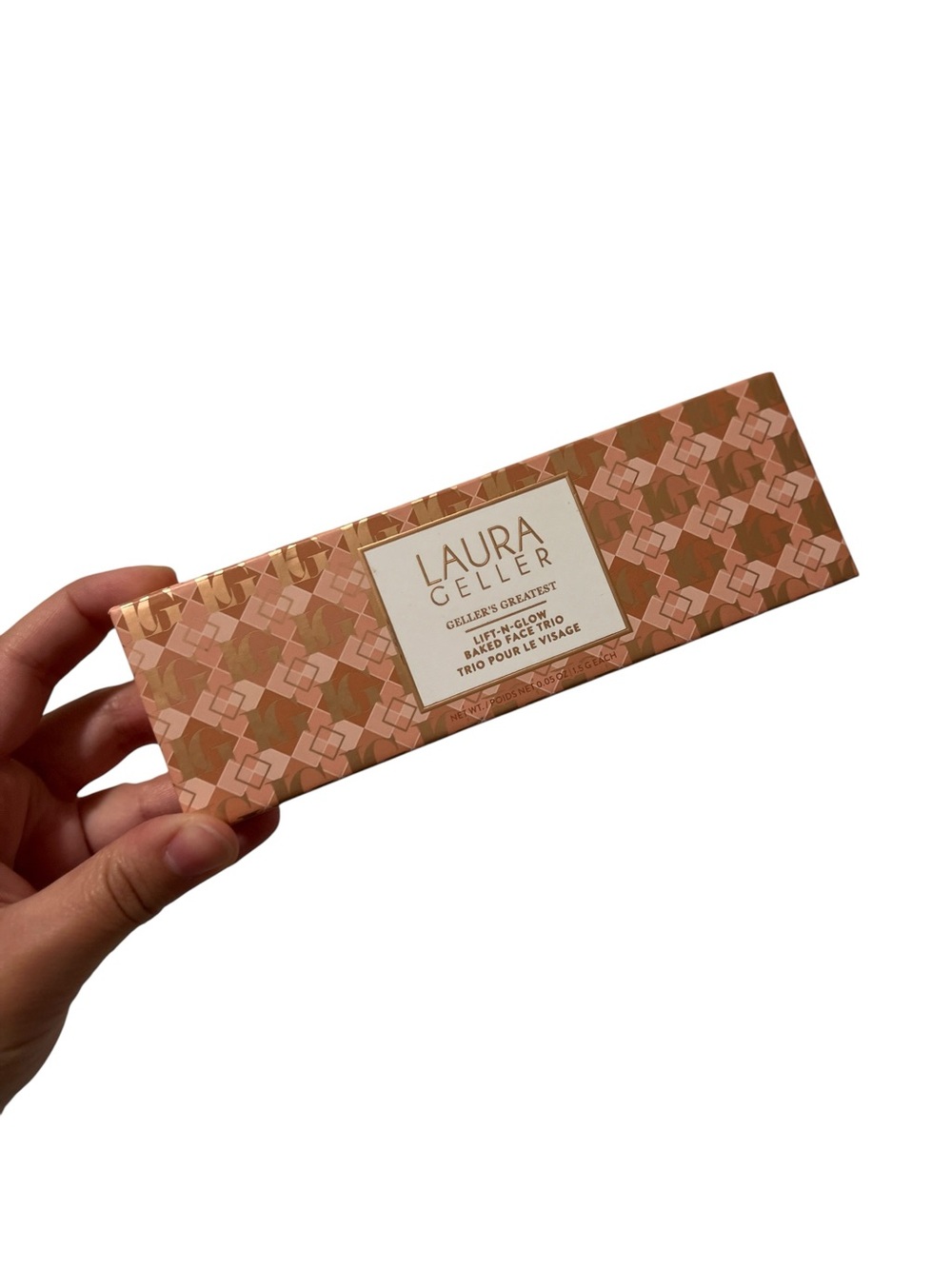 Laura Geller Geller's Greatest Lift-N-Glow Baked Face Trio Palette NIB